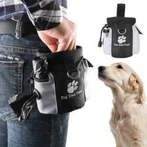 Portable Dog Treat Bag Outdoor Dog Treat Pouch